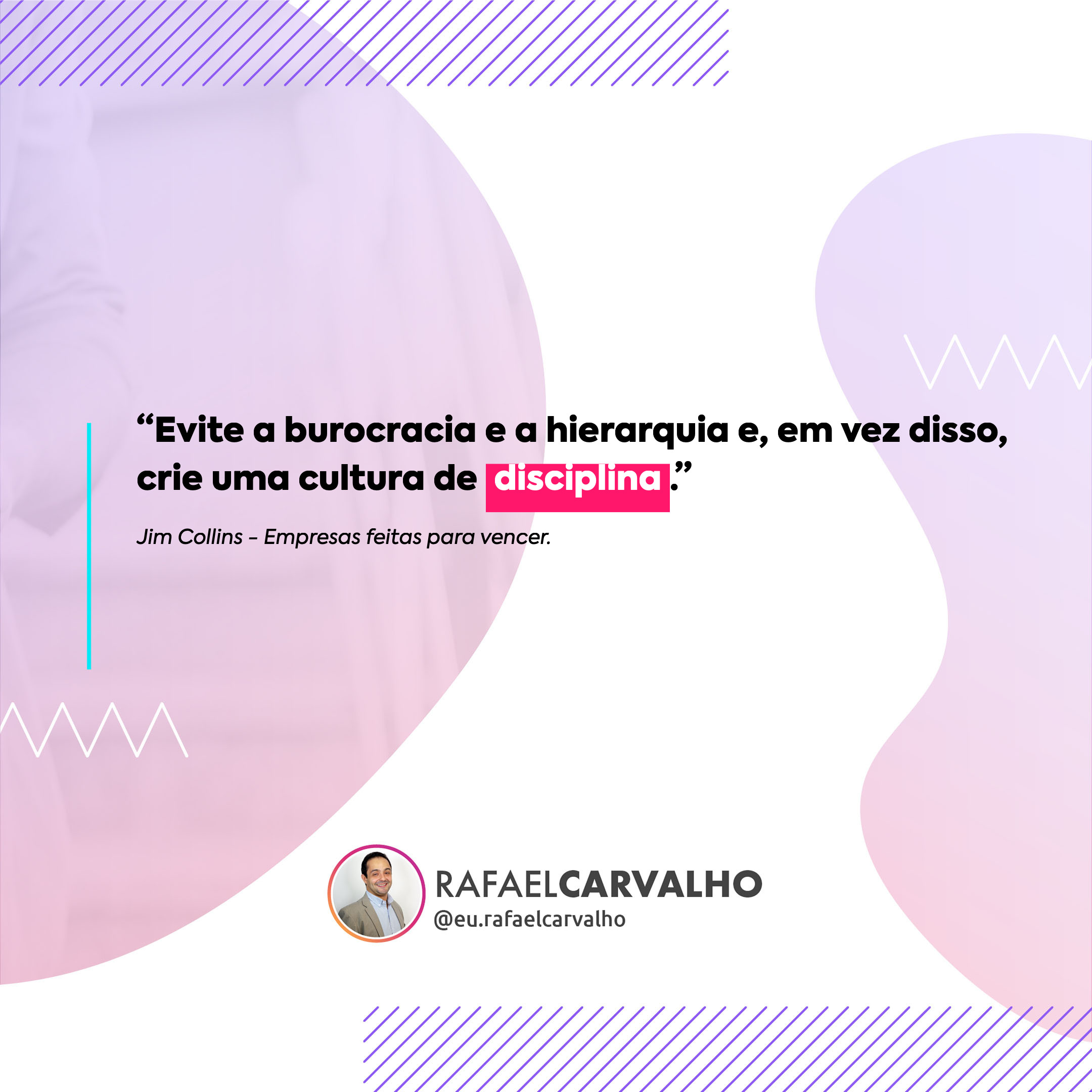 No momento, você está visualizando “Evite a burocracia e a hierarquia e, em vez disso, crie uma cultura de *disciplina*.”