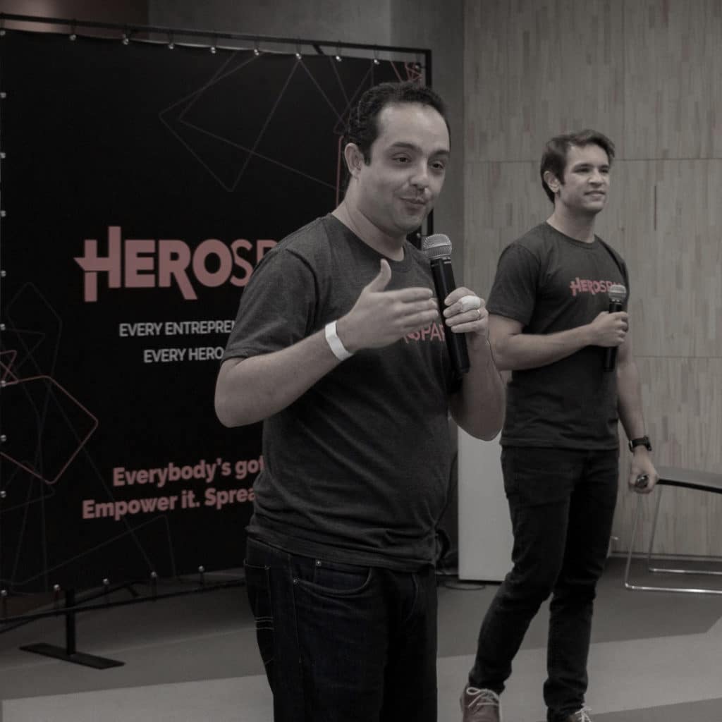 Evento de lanÃ§amento da HeroSpark