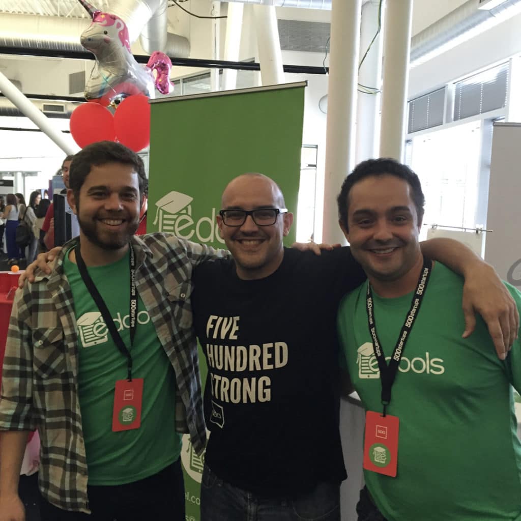 Com Dave McClure no demo day da Edools