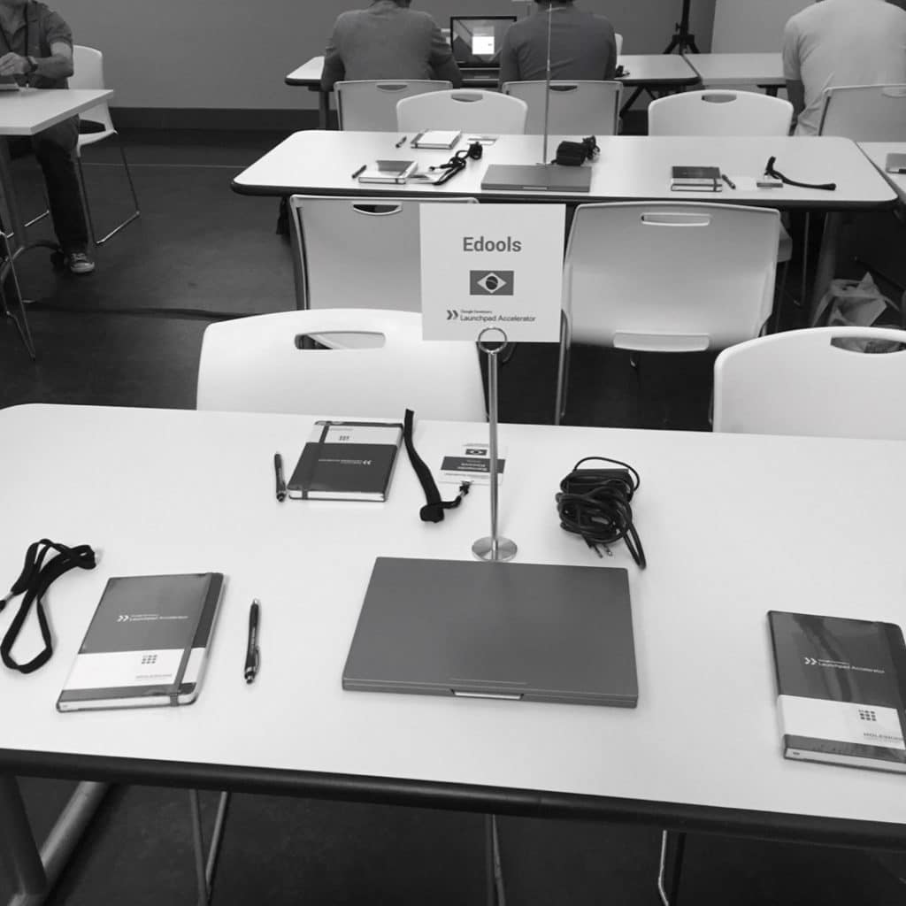 Mesa da Edools no Google Launchpad Accelerator