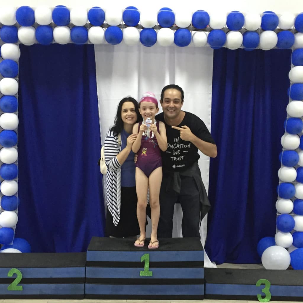 Campeonato de natação da Rafinha