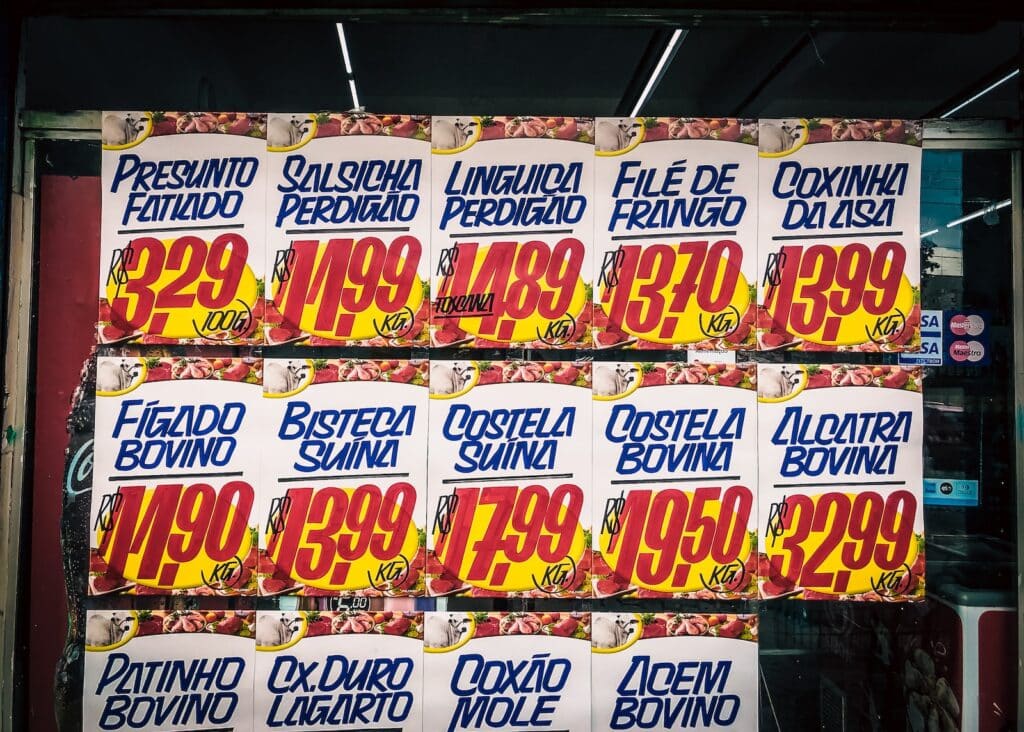 preço praça produto e promoção