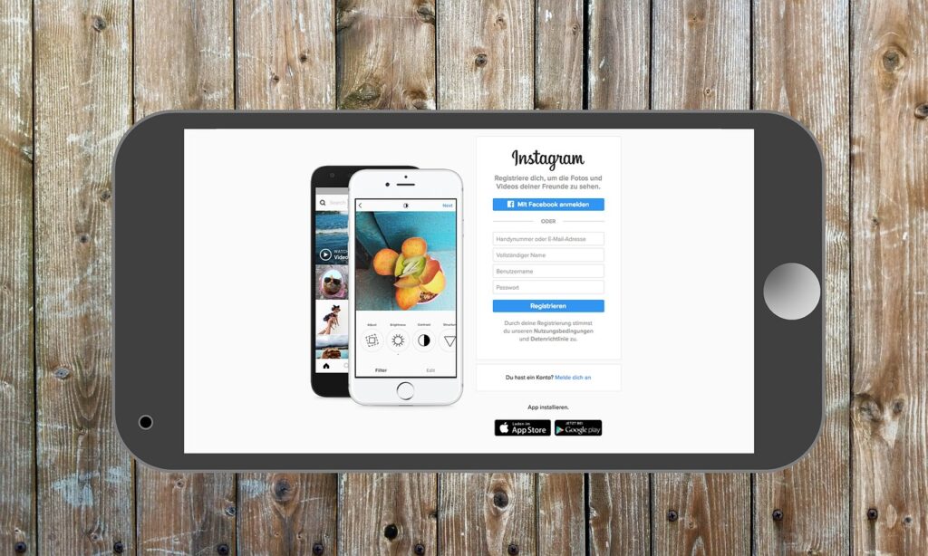 entrar instagram pelo google